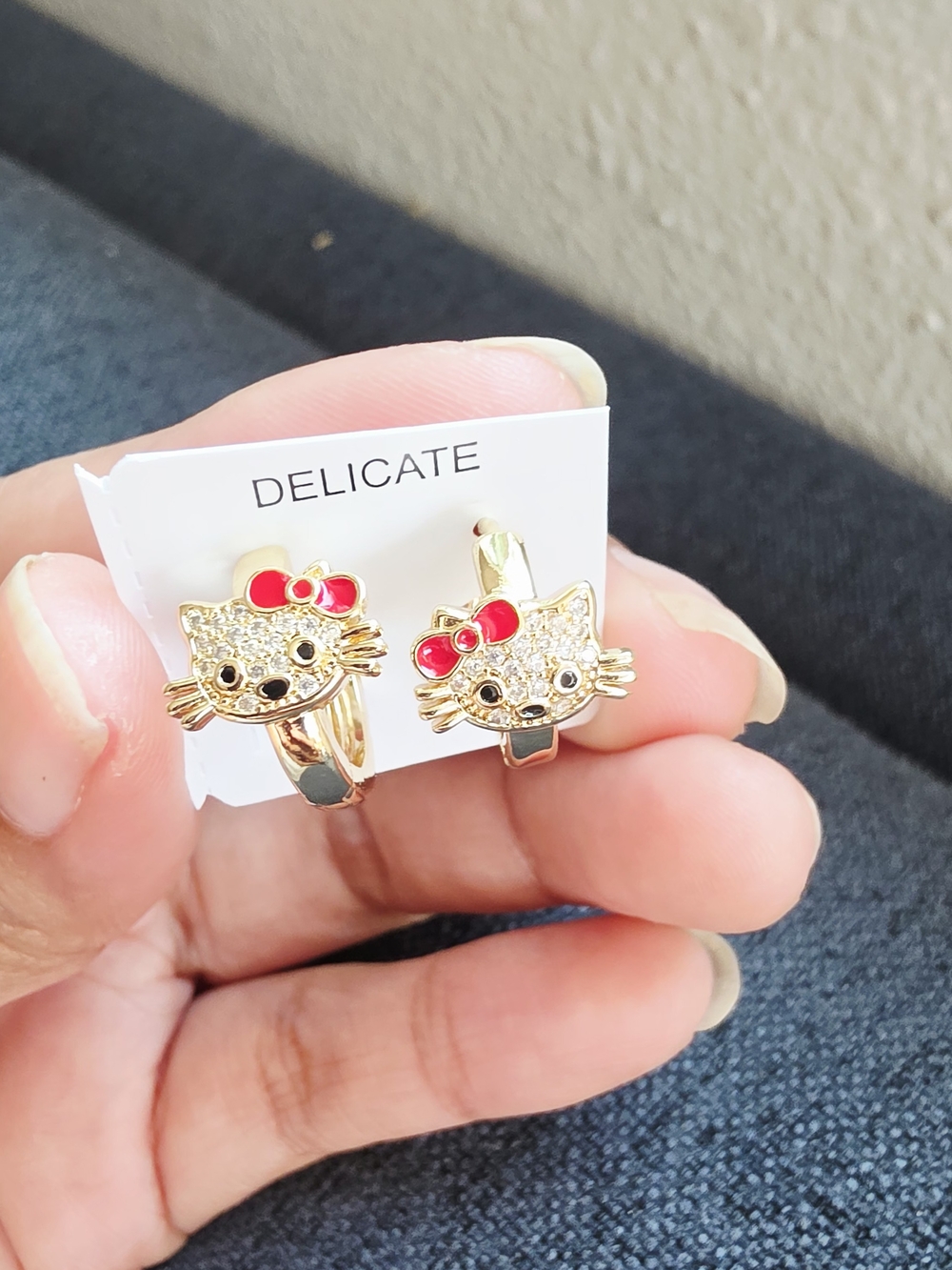 Argollas Para Niña Oro Laminado 14k